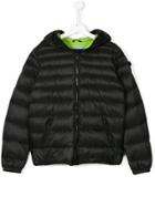 Ai Riders On The Storm Kids Hooded Puffer Jacket - Black