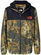 The North Face Camouflage Hooded Jacket - Green