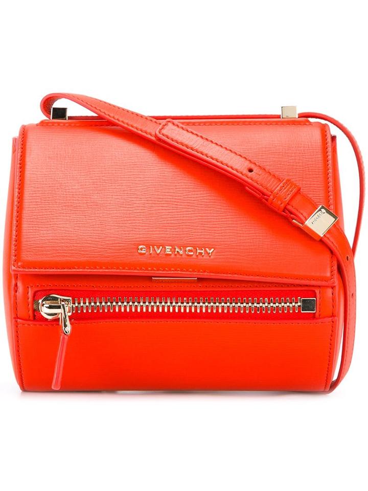 Givenchy Mini 'pandora Box' Shoulder Bag, Women's, Yellow/orange
