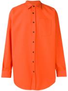 Acne Studios Atlent New Poly Co Tw Shirt - Orange