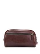 Barbour All Around Zip Washbag - Brown