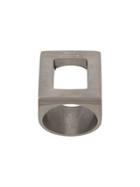 A-cold-wall* Structured Cut-out Ring - Silver