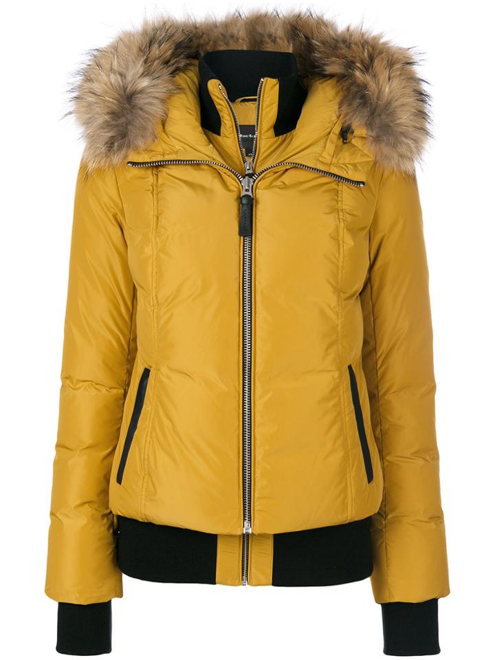 Mackage Double Zip Puffer Jacket - Yellow & Orange