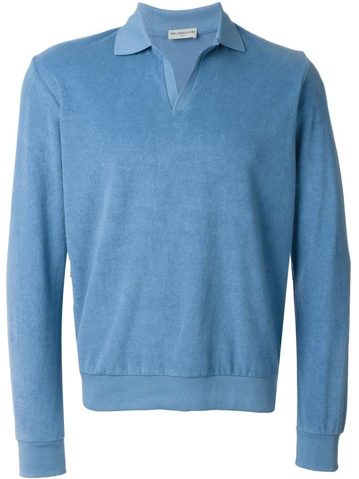 Melindagloss Terryclotch Polo Sweater