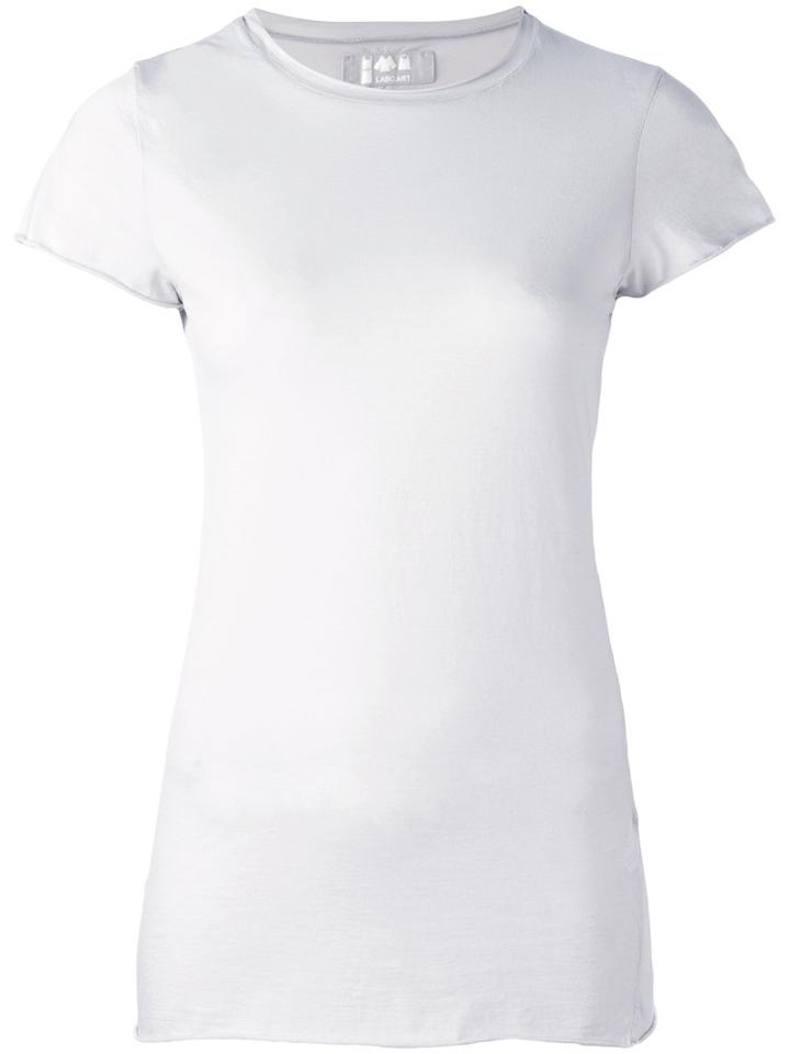 Labo Art Classic T-shirt, Women's, Size: 2, White, Cotton/spandex/elastane