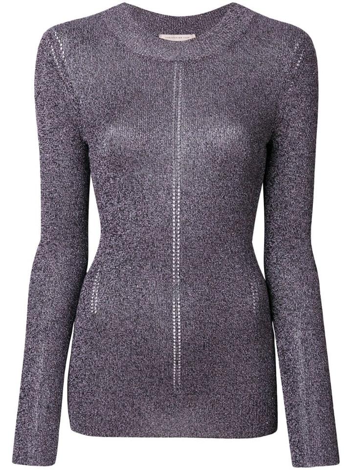 Christopher Kane Metallic Jumper - Pink