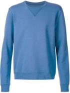 Maison Margiela Elbow Patch Sweatshirt, Men's, Size: 54, Blue, Cotton