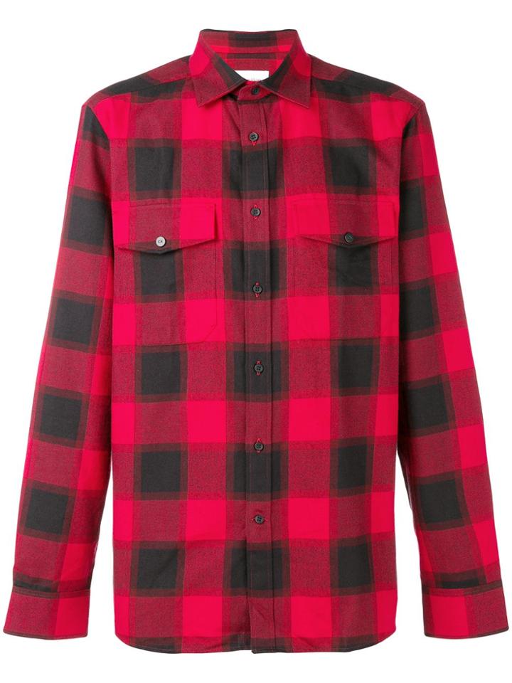 Calvin Klein Checked Shirt - Red