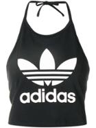 Adidas Logo Halterneck Top - Black
