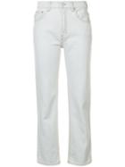Derek Lam 10 Crosby - Straight Cropped Jeans - Women - Cotton/elastodiene - 28, Blue, Cotton/elastodiene