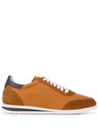 Brunello Cucinelli Contrast Lace-up Sneakers - Brown