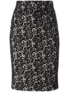 Eggs 'monaco' Skirt, Women's, Size: 42, Black, Cotton/polyamide/polyester/acetate