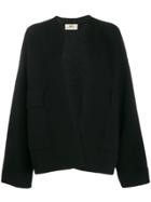 Sminfinity Open Front Knitted Cardigan - Black