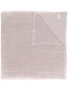 Le Tricot Perugia Wool Scarf - Pink & Purple
