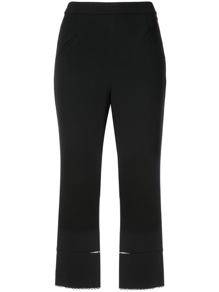 Rachel Zoe Cropped Tailored Trousers - Black