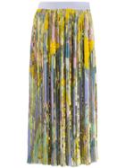 Emilio Pucci Sequinned Printed Skirt - Yellow