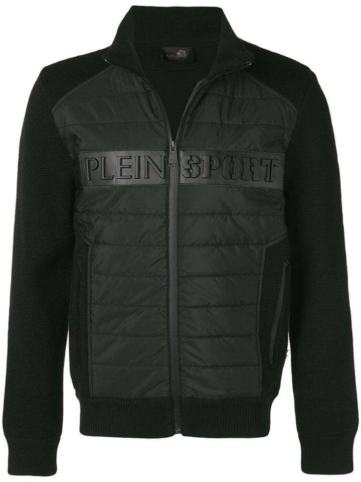 Plein Sport Quilted Padded Jacket - Black