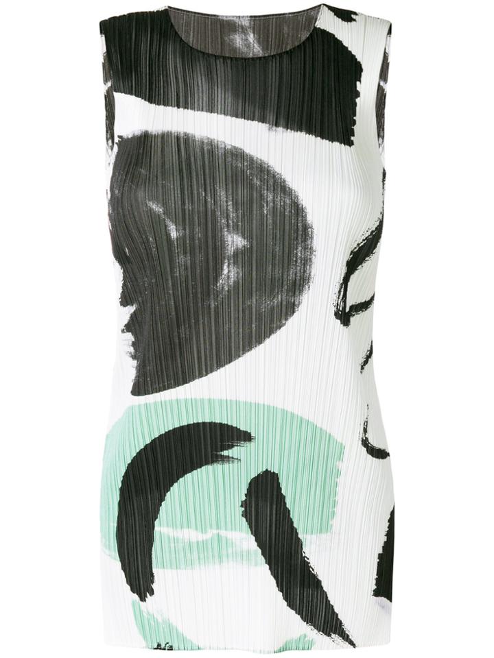 Pleats Please By Issey Miyake Printed Pleat Top - Multicolour
