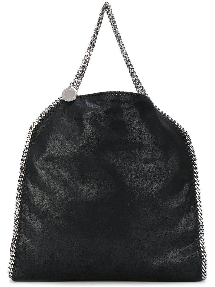 Stella Mccartney - Large Falabella Tote - Women - Polyurethane - One Size, Black, Polyurethane
