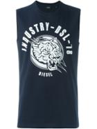 Diesel T-diego Tank Top, Men's, Size: Xl, Blue, Cotton