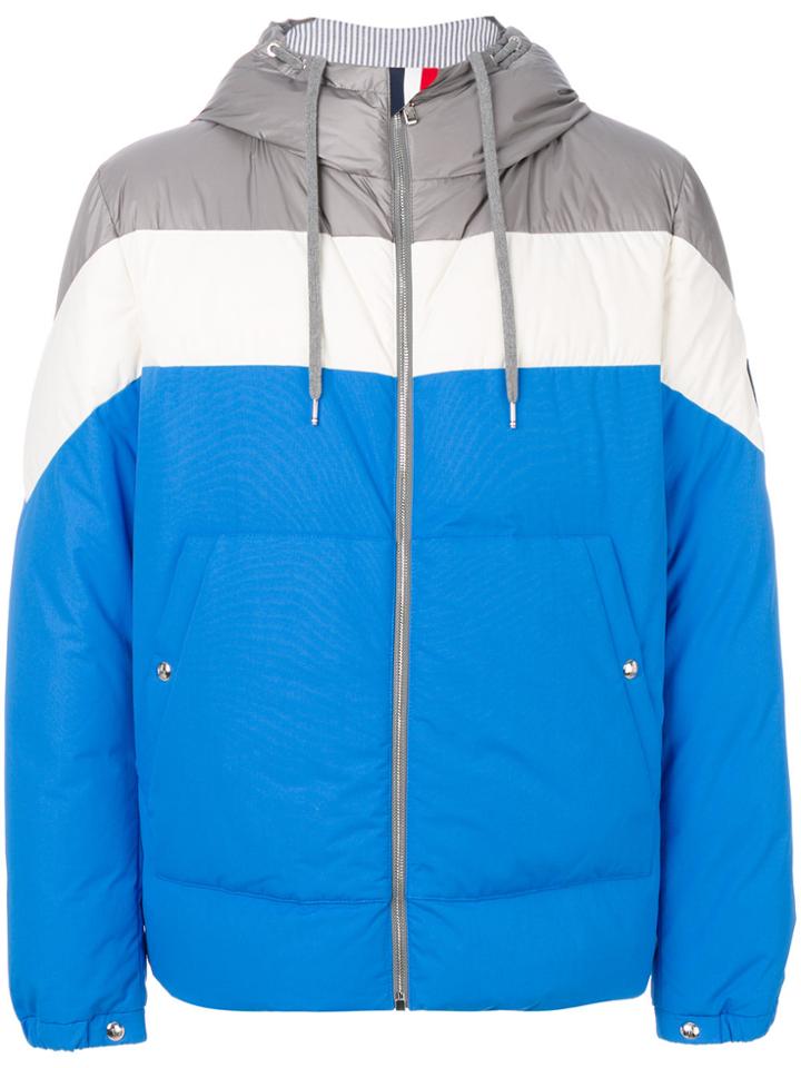 Moncler Gamme Bleu Contrast Padded Jacket - Blue