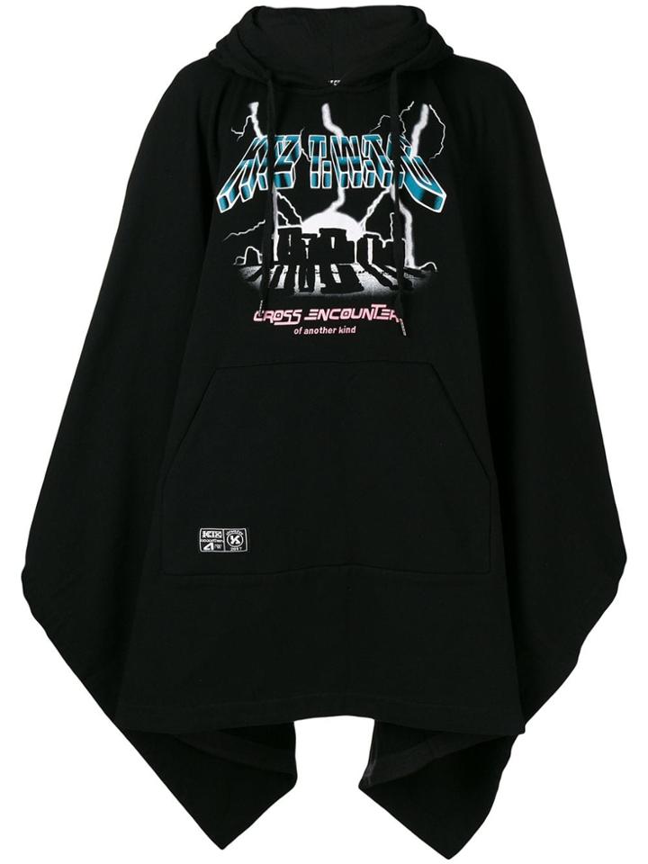 Ktz Thunder Cross Encounter Poncho - Black