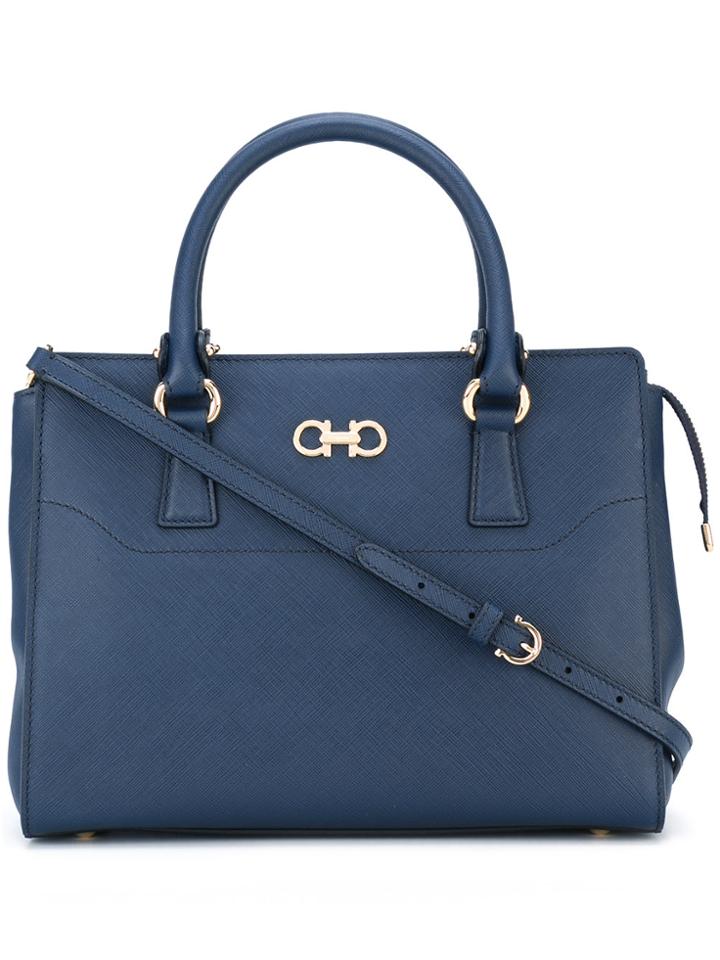 Salvatore Ferragamo Becky Tote - Blue