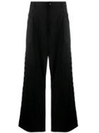 Valentino Wide-leg Trousers - Black