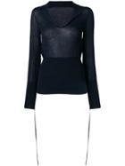Jacquemus Open Collar Sweater - Blue