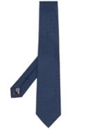 Emporio Armani Logo Tie - Blue