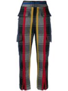 Ji Oh Cropped Cargo Trousers - Grey