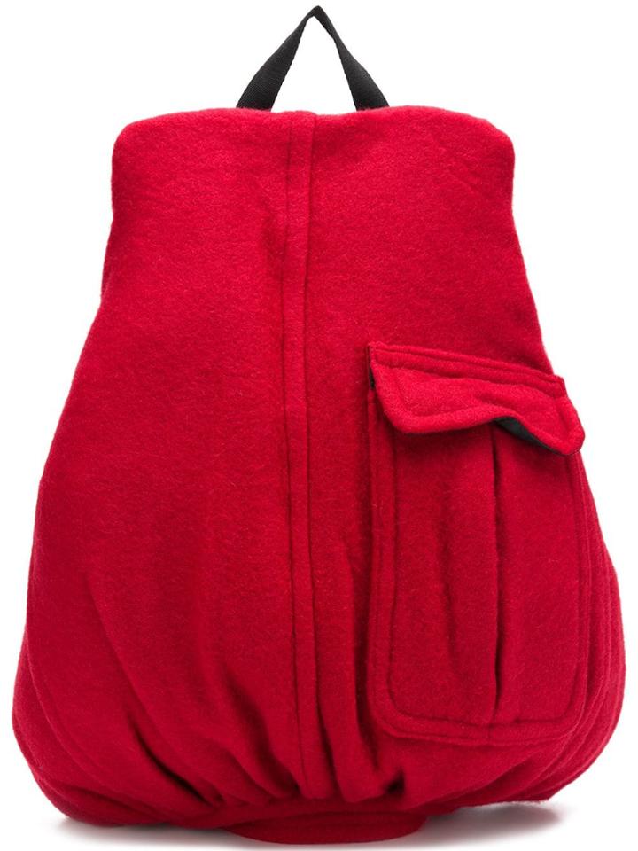 Raf Simons Loose Wide Backpack W - Red
