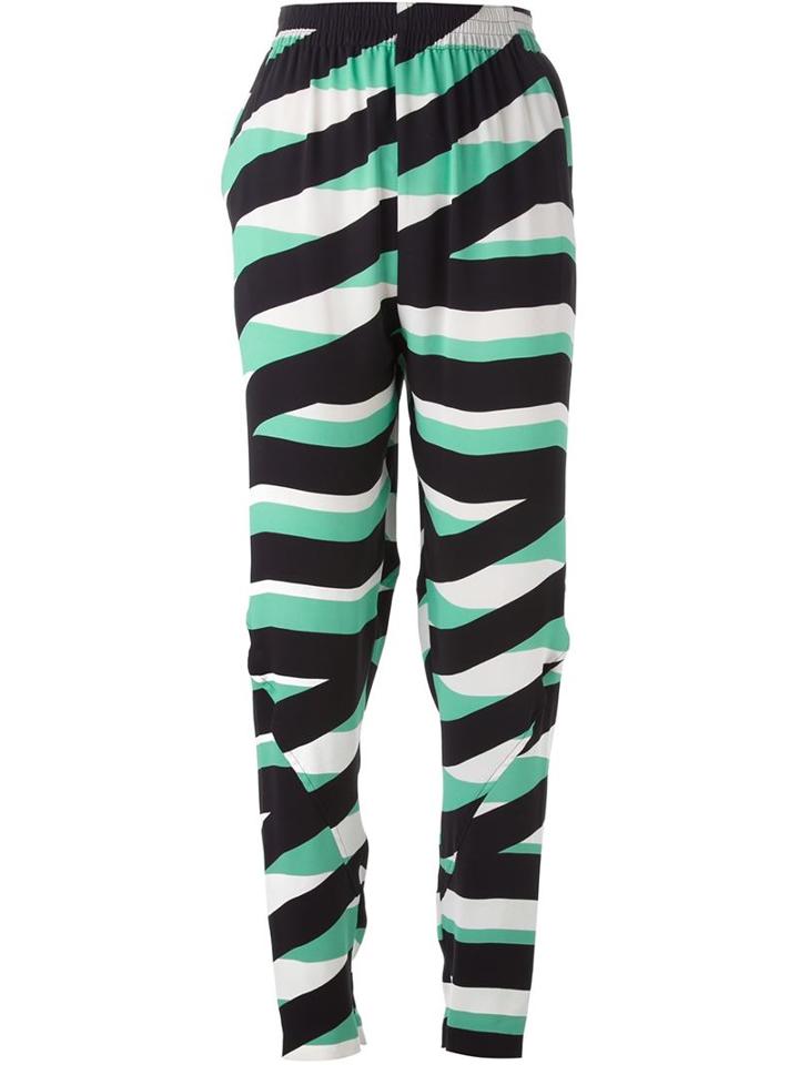 Kenzo Striped Harem Trousers