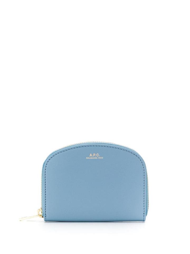 A.p.c. Zip-around Wallet - Blue