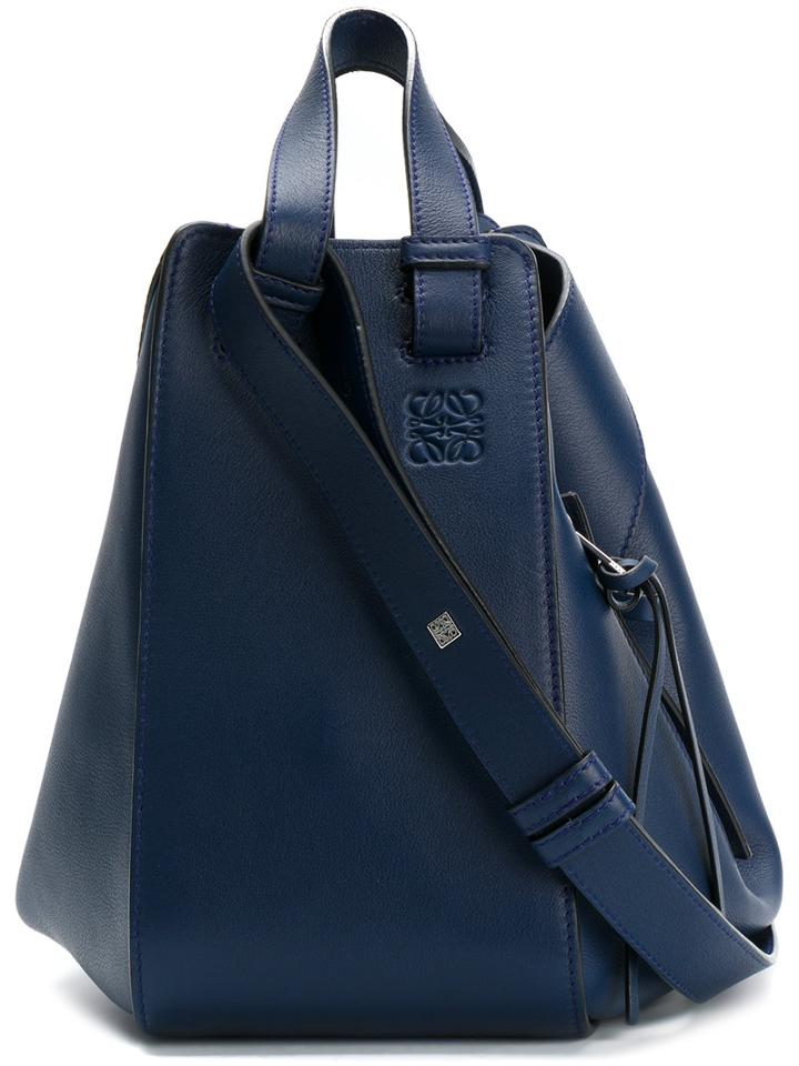 Loewe - 'hammock' Bag - Women - Leather - One Size, Blue, Leather