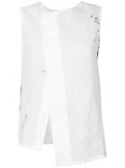 Y's - Asymmetric Shirt - Women - Cupro/tencel - 2, White, Cupro/tencel
