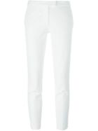 Joseph Cropped Skinny Trousers, Women's, Size: 42, White, Viscose/cotton/spandex/elastane/acetate