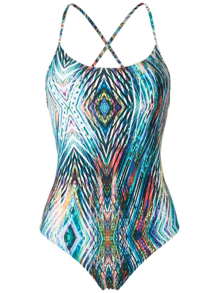 Lygia & Nanny Printed Swimsuit - Blue