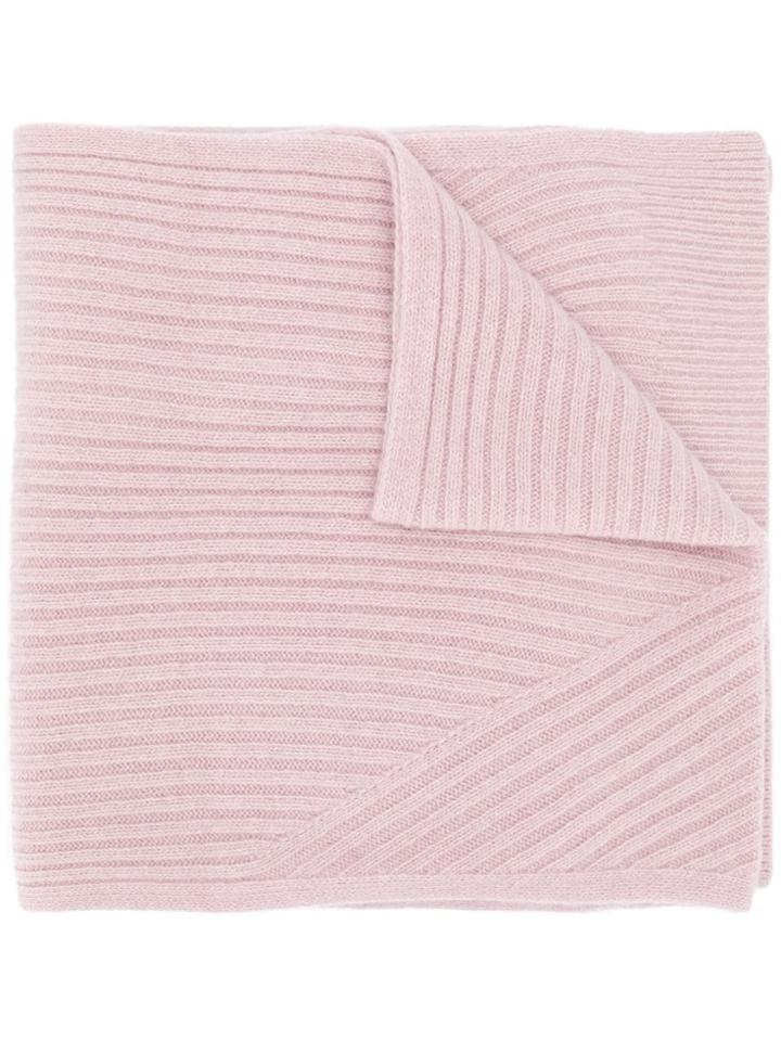 Pringle Of Scotland Travel Rib Scarf - Pink