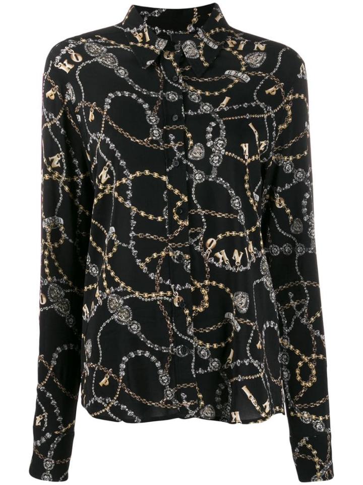 Pinko Jewelry Print Shirt - Black