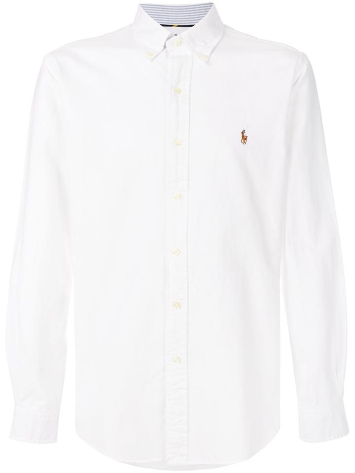 Ralph Lauren Logo Embroidered Shirt - White