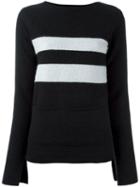 Marni Striped Jumper, Women's, Size: 42, Black, Cashmere/wool