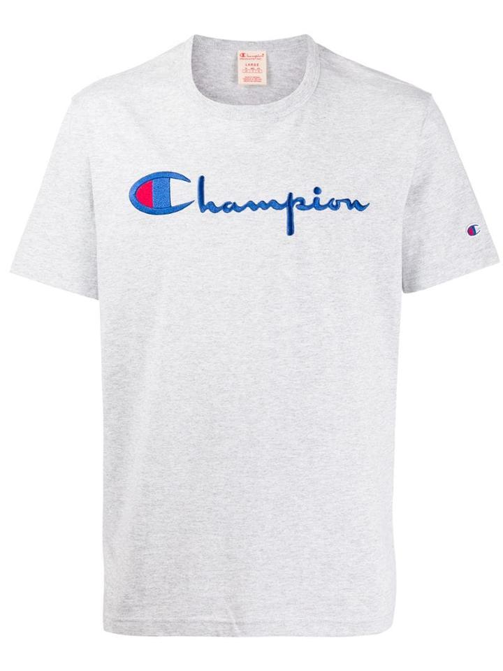Champion Branded Swetashirt - Grey
