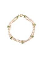 Susan Caplan Vintage '1980s Faux Pearl Necklace - Gold