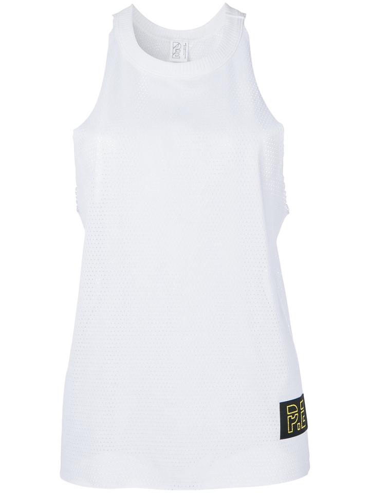 P.e Nation Run And Gun Tank Top, Women's, Size: 6, White