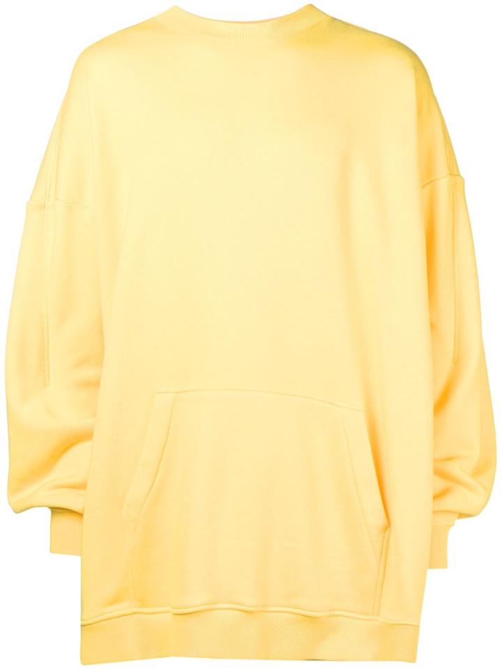 Y / Project Oversized Hoodie - Yellow & Orange