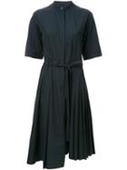 Cédric Charlier Asymmetric Shirt Dress, Women's, Size: 42, Green, Cotton