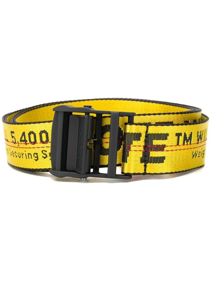 Off-white Industrial Buckle Belt - Yellow