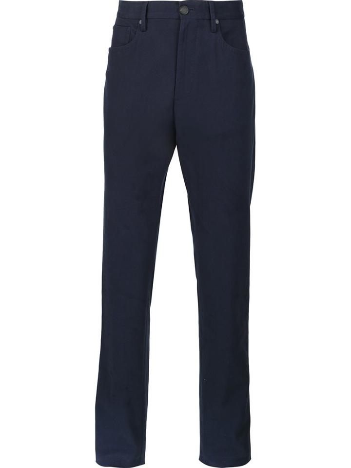 Incotex 'moss' Chinos, Men's, Size: 38, Blue, Cotton