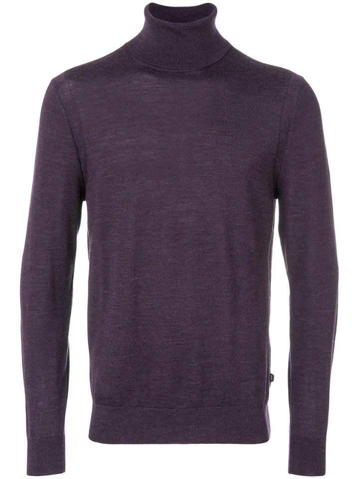 Michael Kors Roll Neck Sweatshirt - Pink & Purple